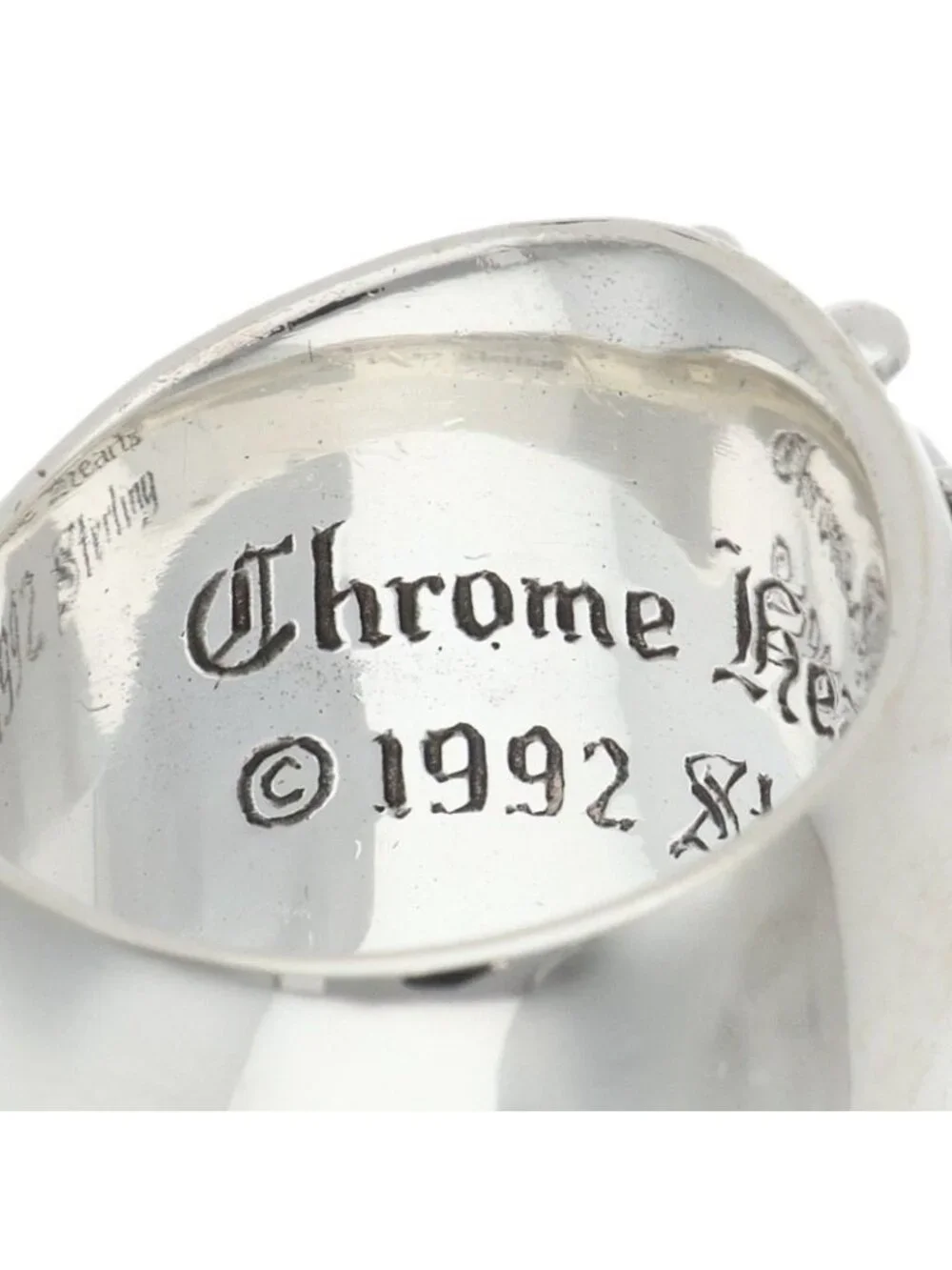 Chrome Hearts Keeper Silver Ring